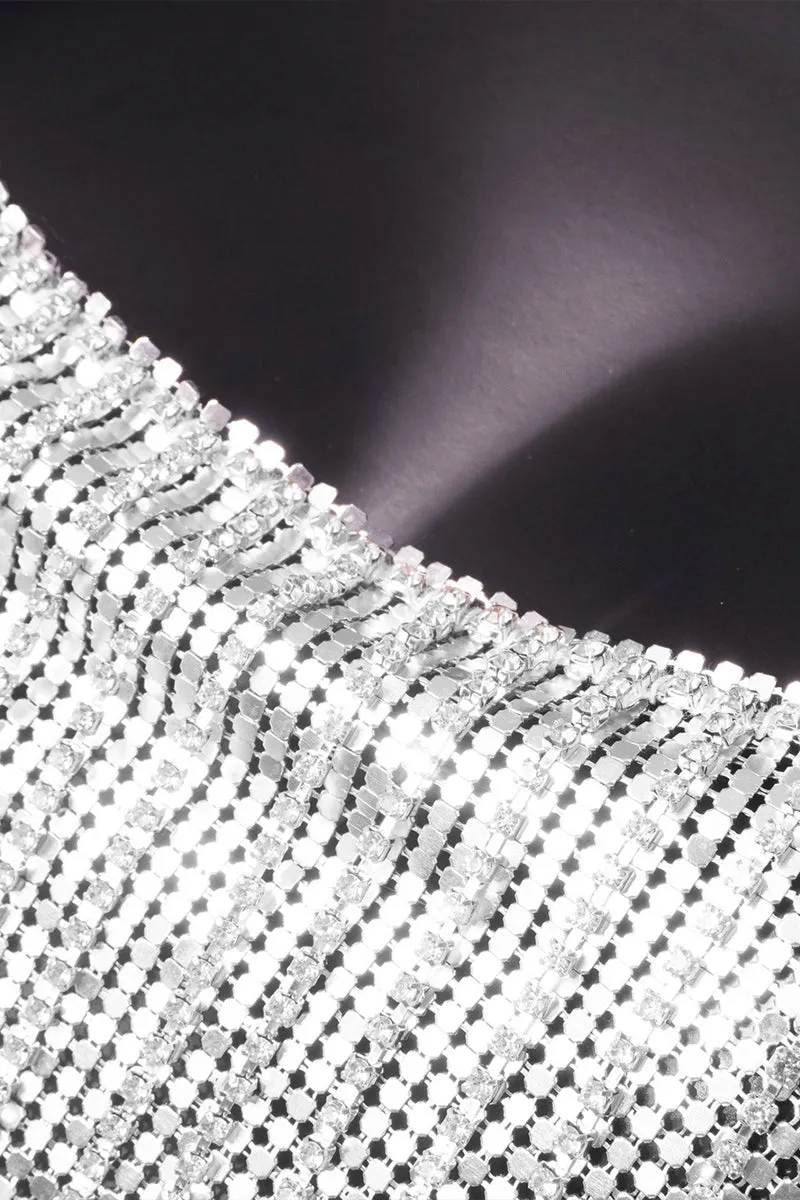TR3040 Rhinestones Tassels Camis