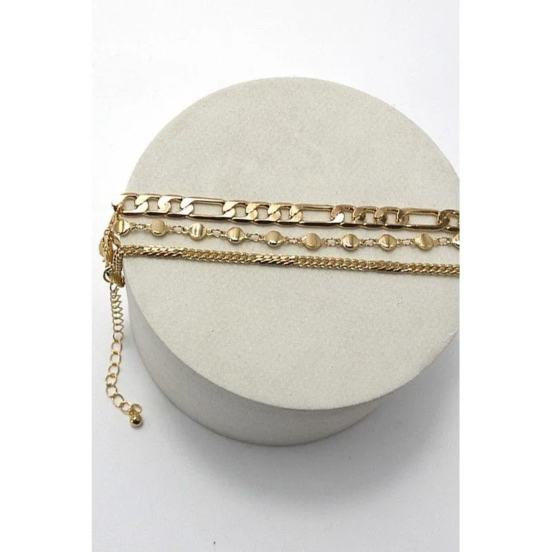 Triple Multi Layer Bracelets