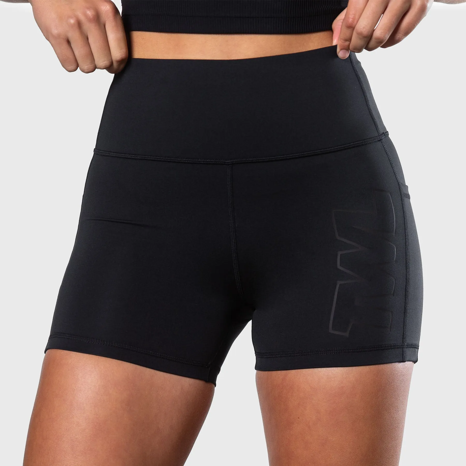 TWL - WOMEN'S ENERGY SHORTS - ATHLETE - BLACK/BLACK