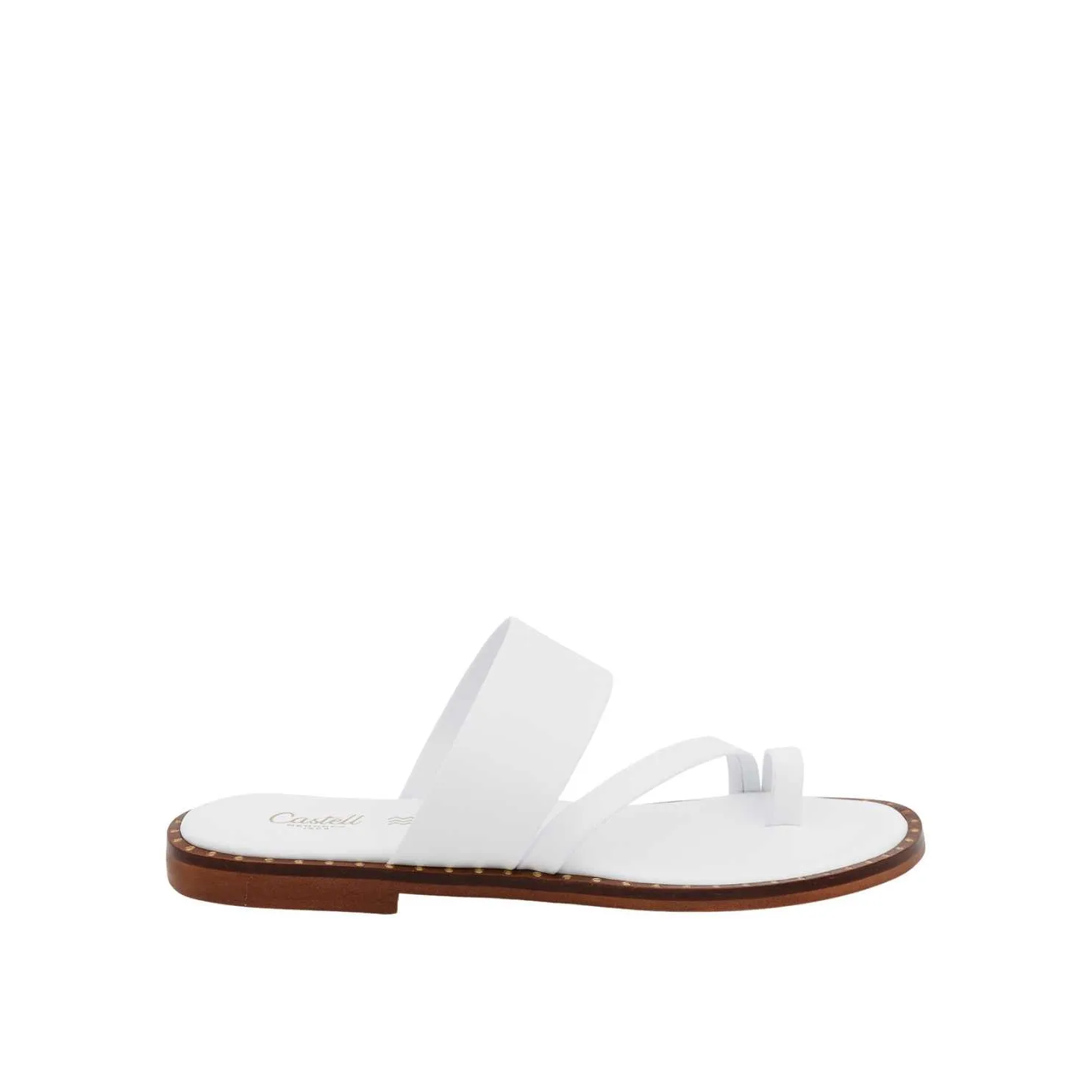 Two Cross-Over Straps Sandal for Women - 2600 Greca Ciervo