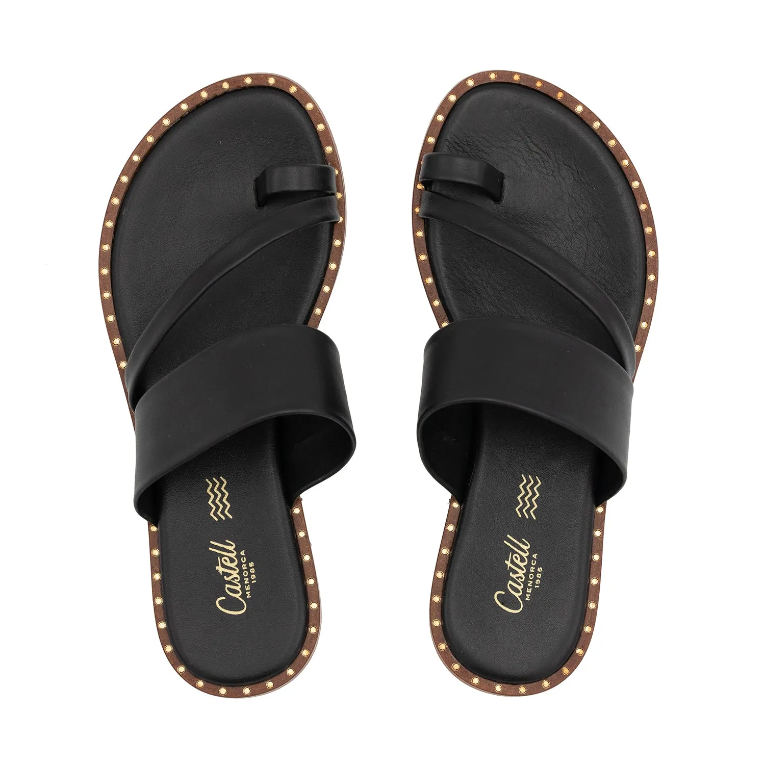 Two Cross-Over Straps Sandal for Women - 2600 Greca Ciervo