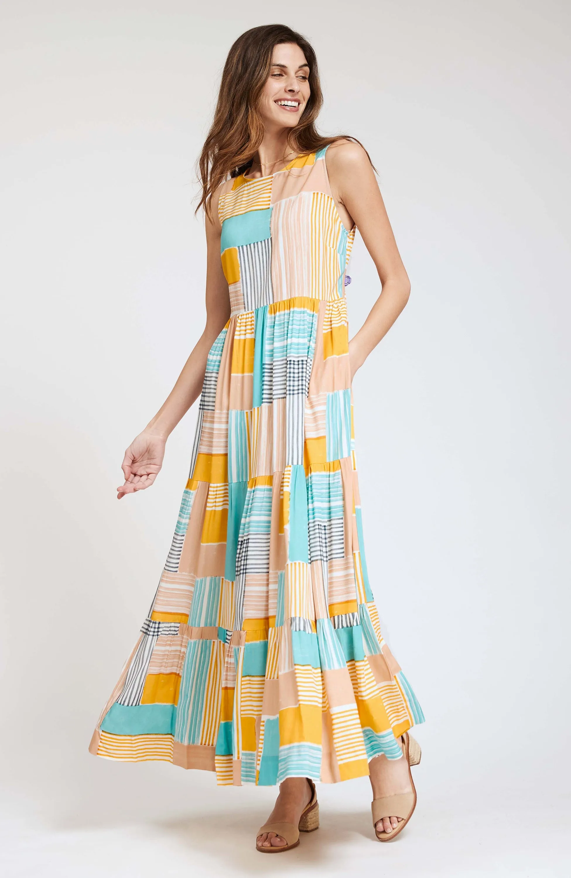 Tyler Boe - Rachel Maxi Dress- multicolor