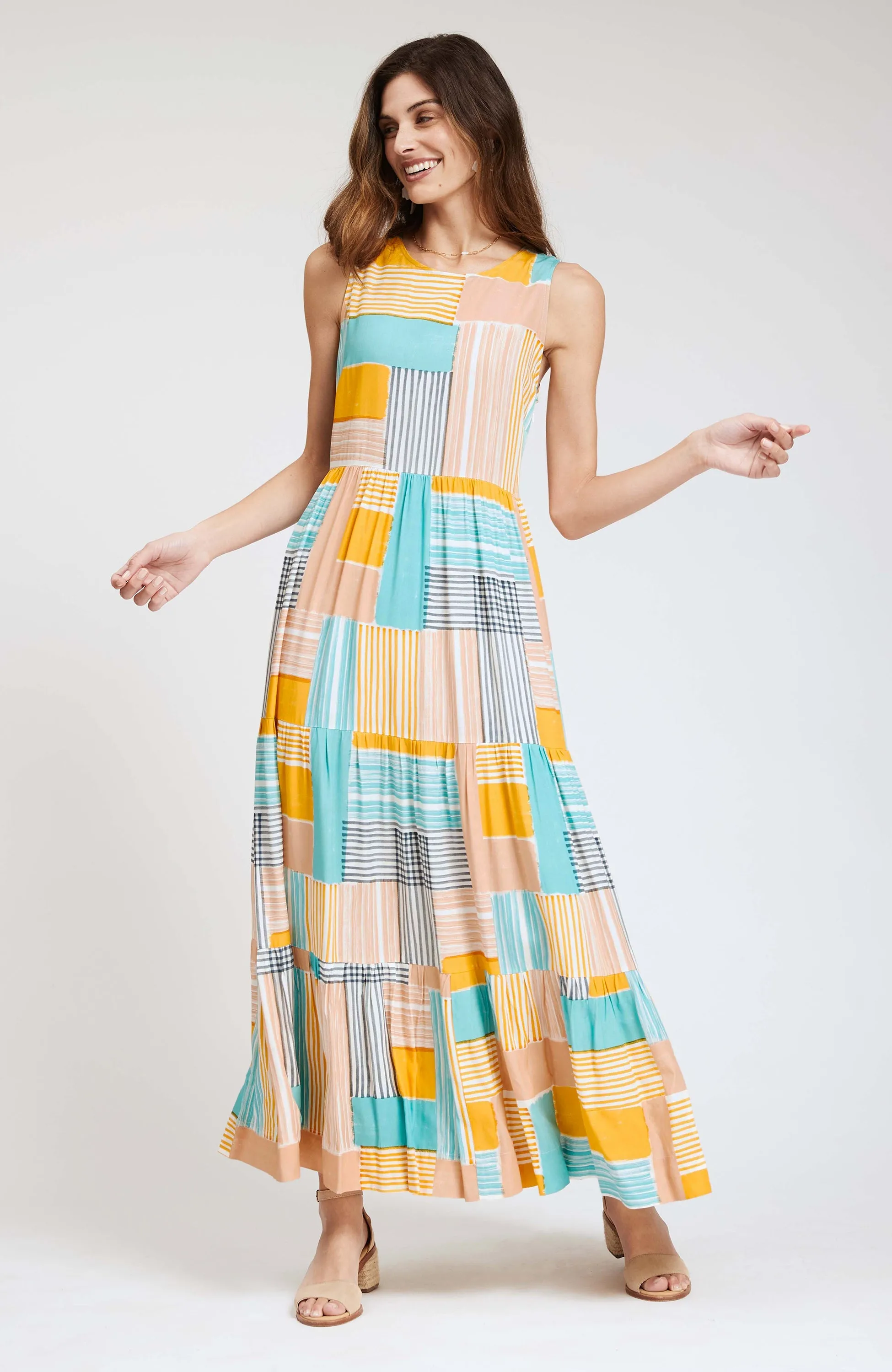 Tyler Boe - Rachel Maxi Dress- multicolor