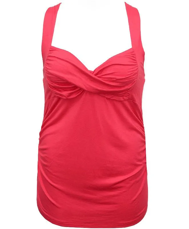Unique Sexy Tank Pink Top