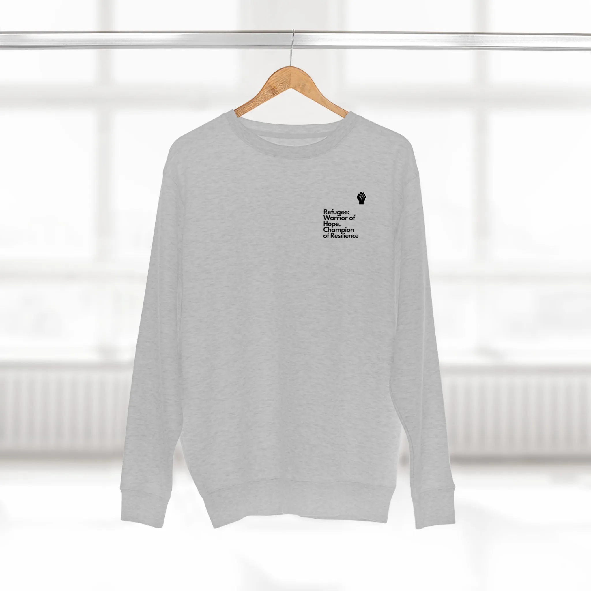 Unisex Premium Crewneck Sweatshirt-Refugee