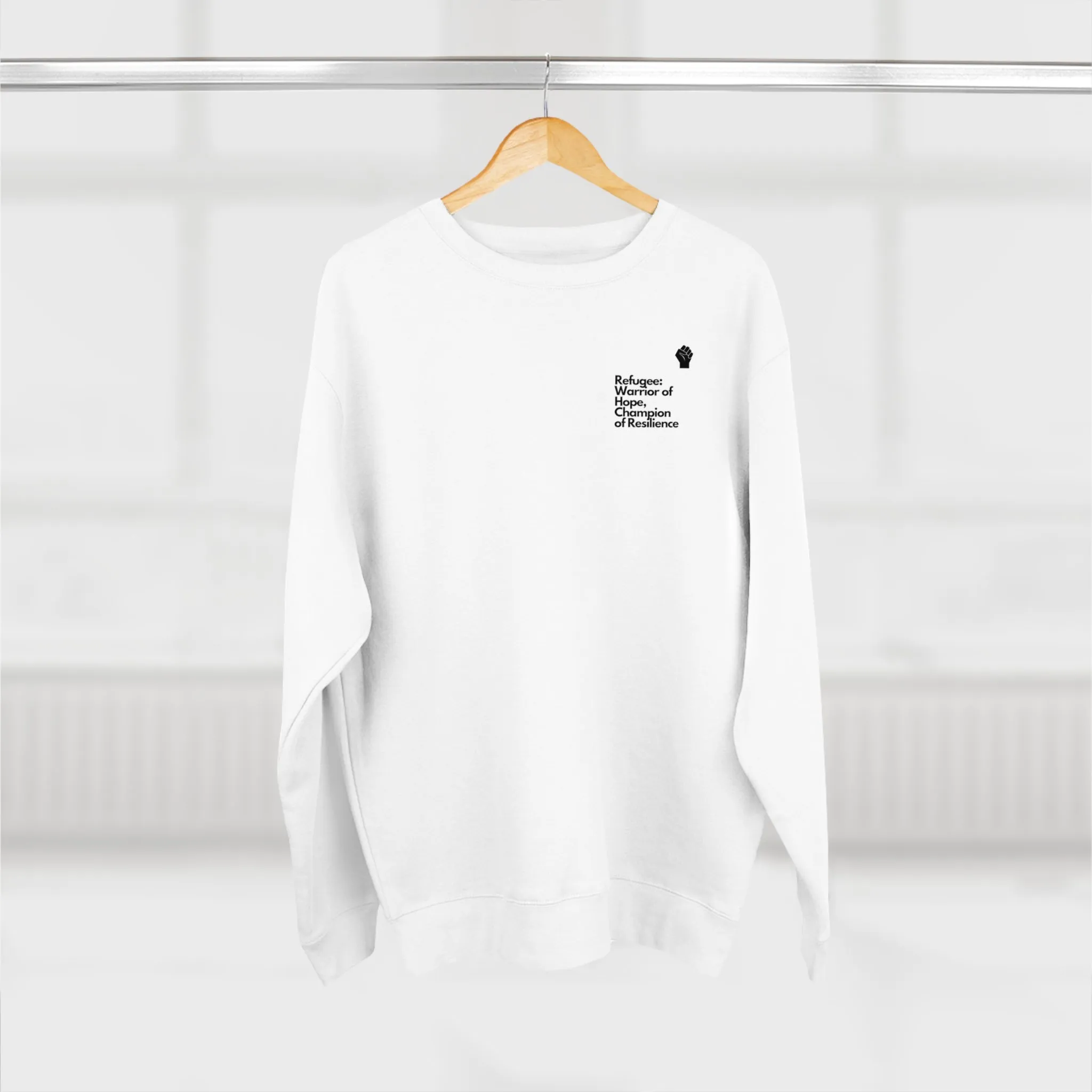 Unisex Premium Crewneck Sweatshirt-Refugee