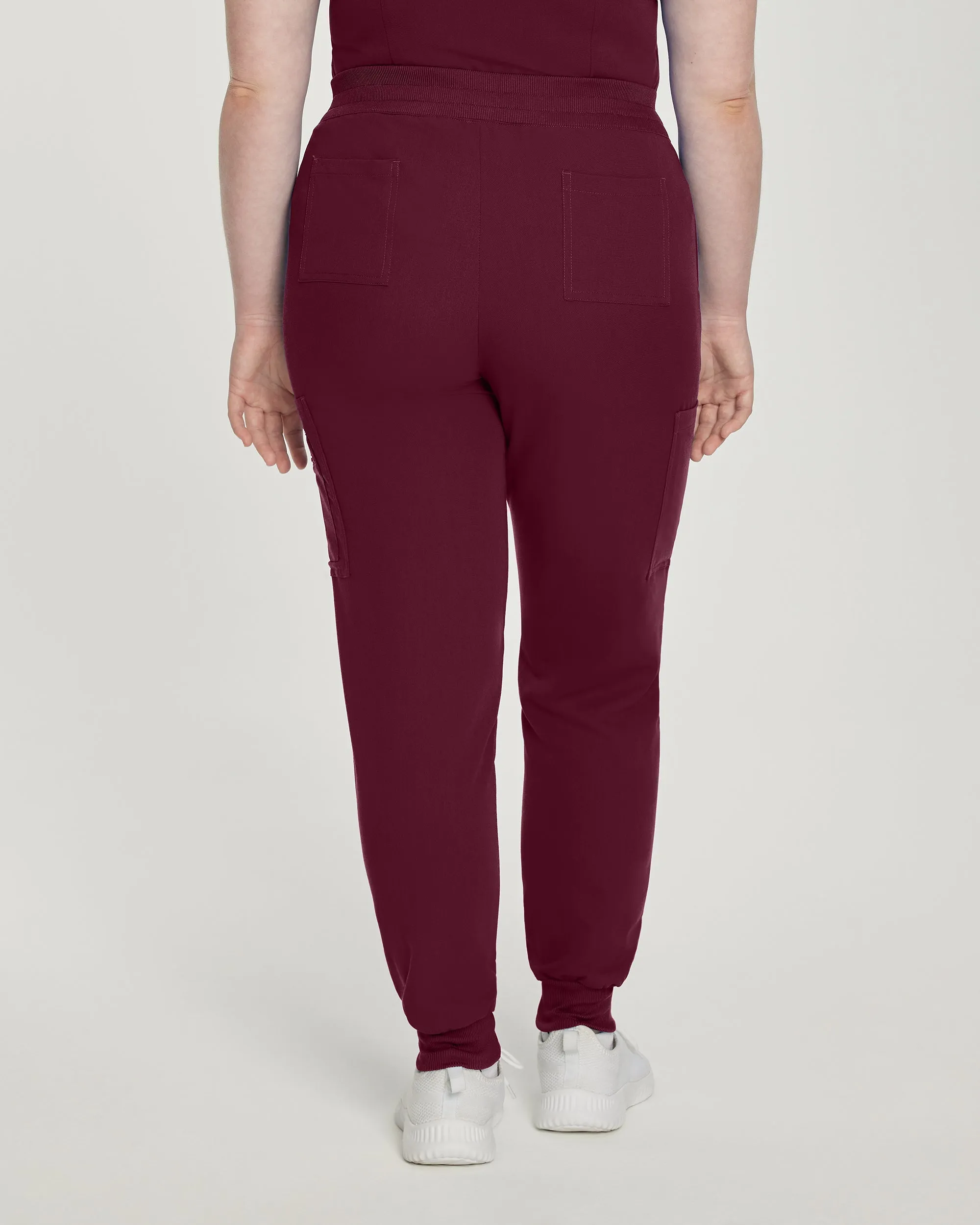 V-Tess 380 Women's Jogger Scrub Pants Wine