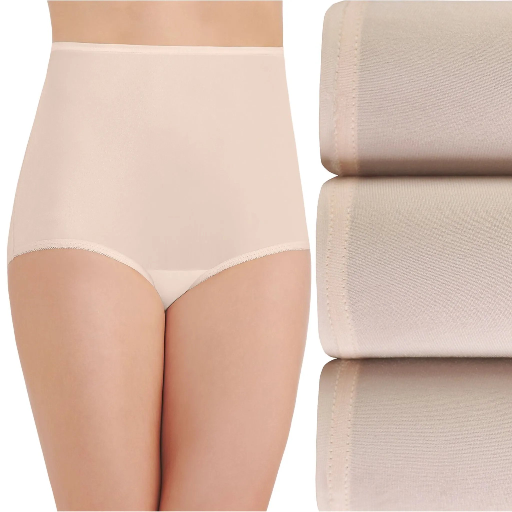 Vanity Fair Women's Perfectly Yours Traditional Nylon Brief Panties