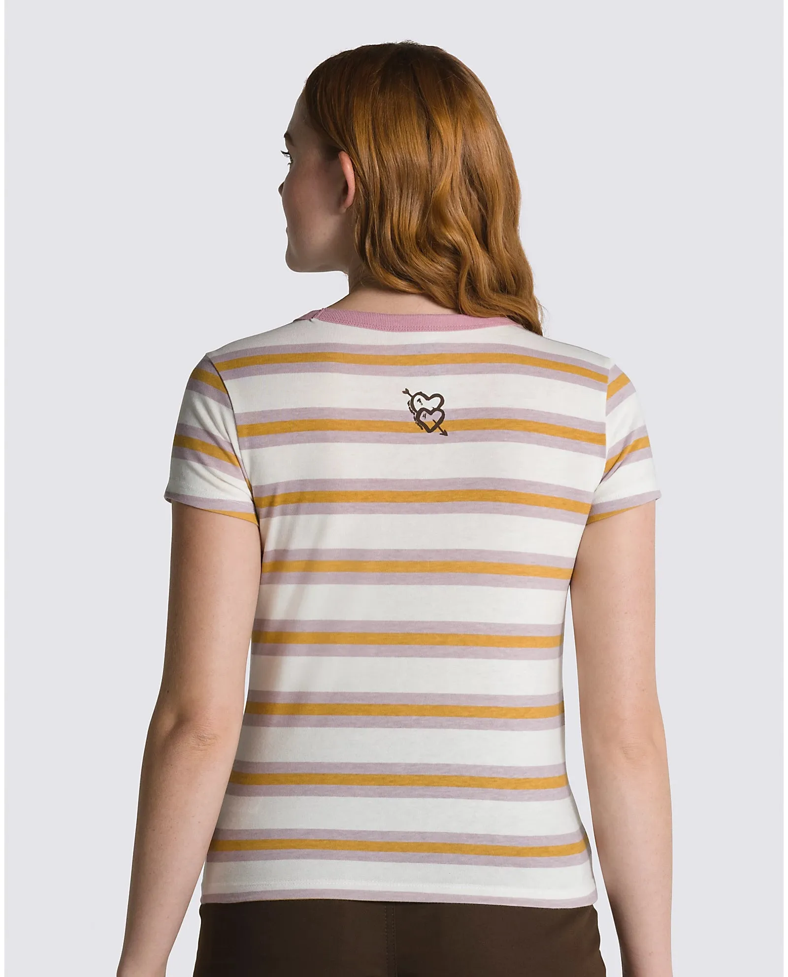 Vans Womens Karina Rozunko Stripe Mini S/S Tee