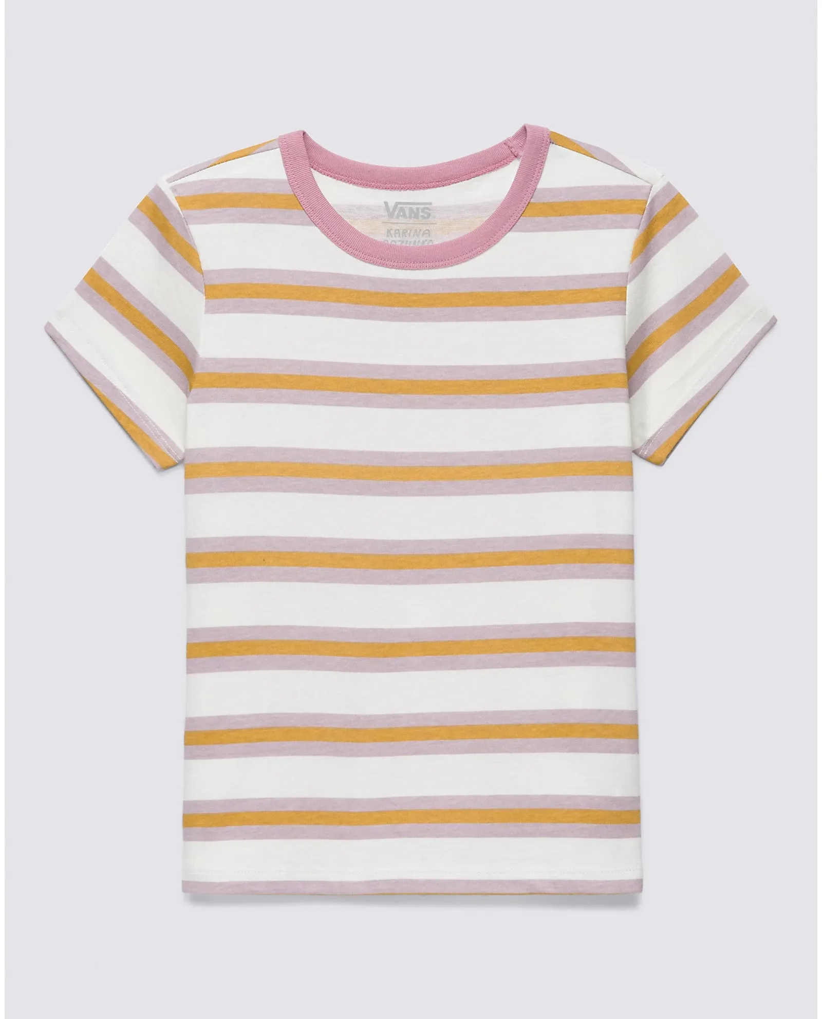 Vans Womens Karina Rozunko Stripe Mini S/S Tee