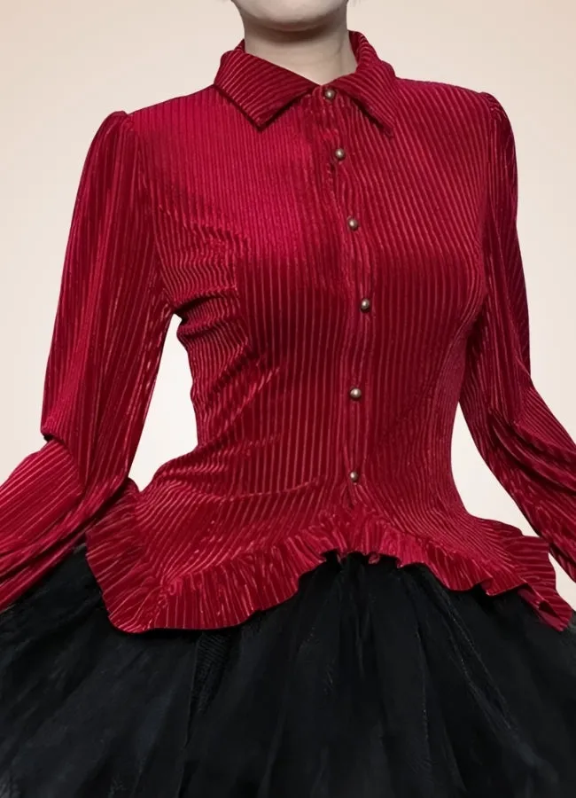 Velvet Steampunk Shirt