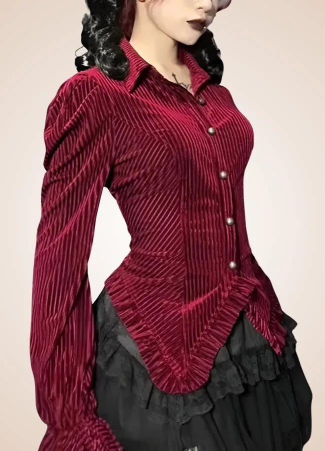 Velvet Steampunk Shirt