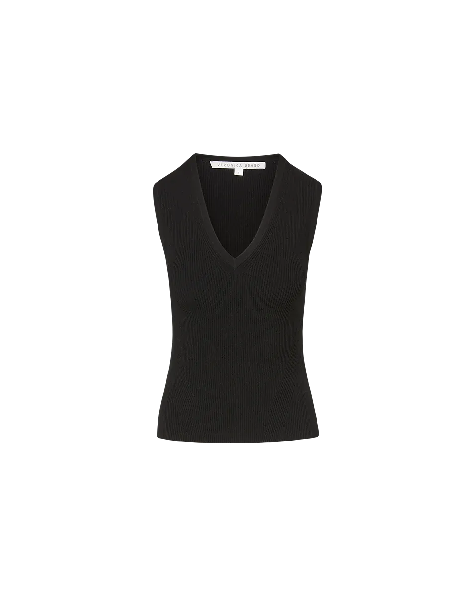 VERONICA BEARD Sid Sleeveless Knit Top