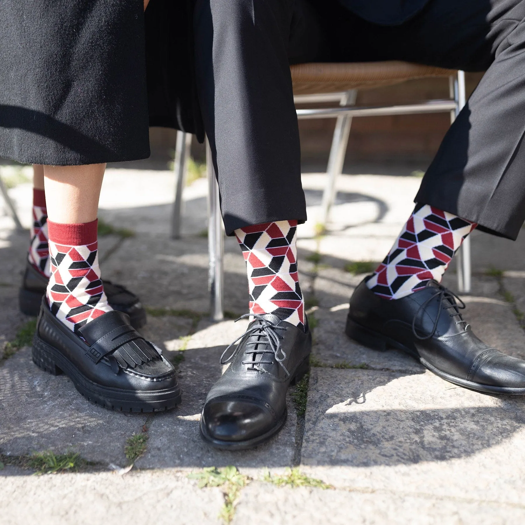 Vertex Women's Organic Cotton Socks | Red