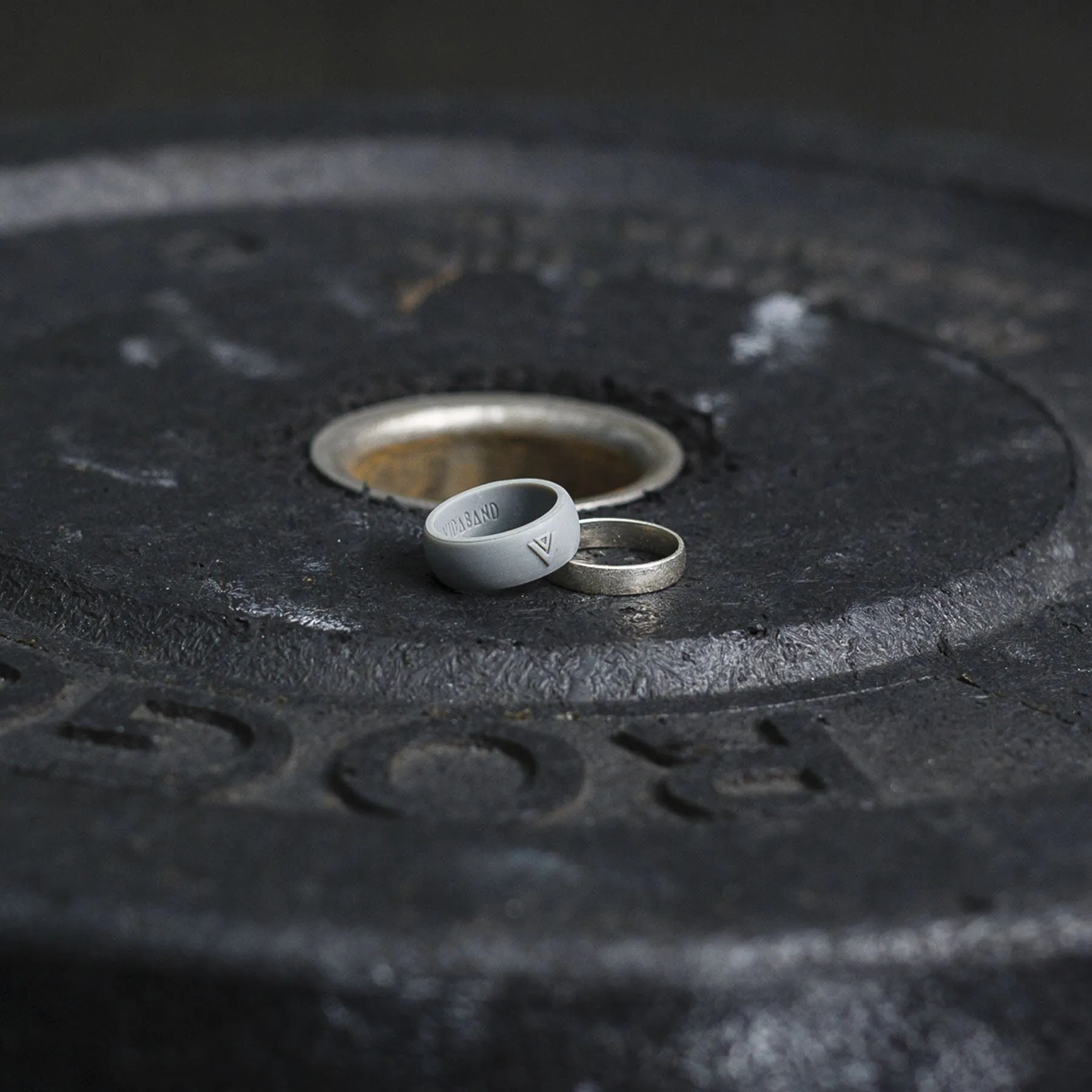 Vidaband Silicone Ring - Grey - Men's