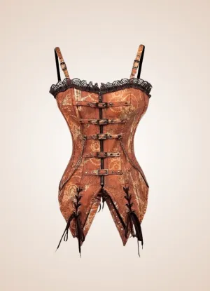 Vintage Brown Steampunk Bustier