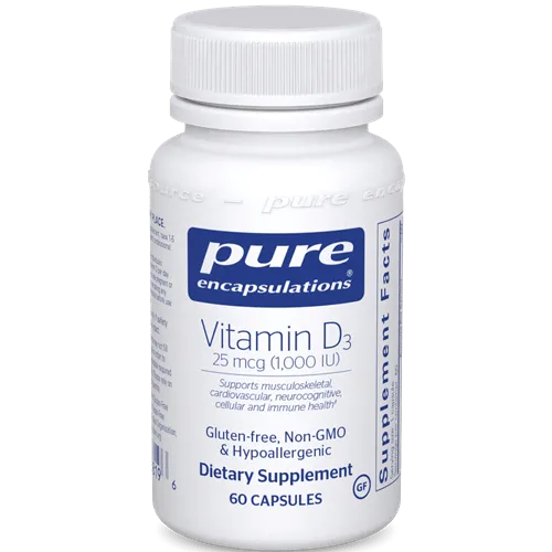 Vitamin D3 1,000 IU - CAPSULES