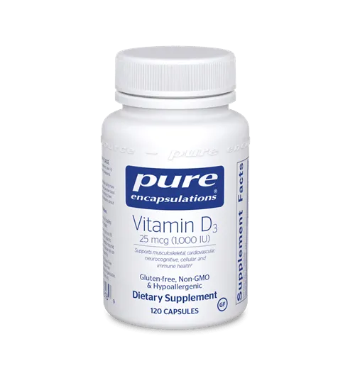 Vitamin D3 1,000 IU - CAPSULES