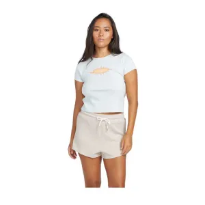 Volcom Women's Lil Fleece Short Mushroom