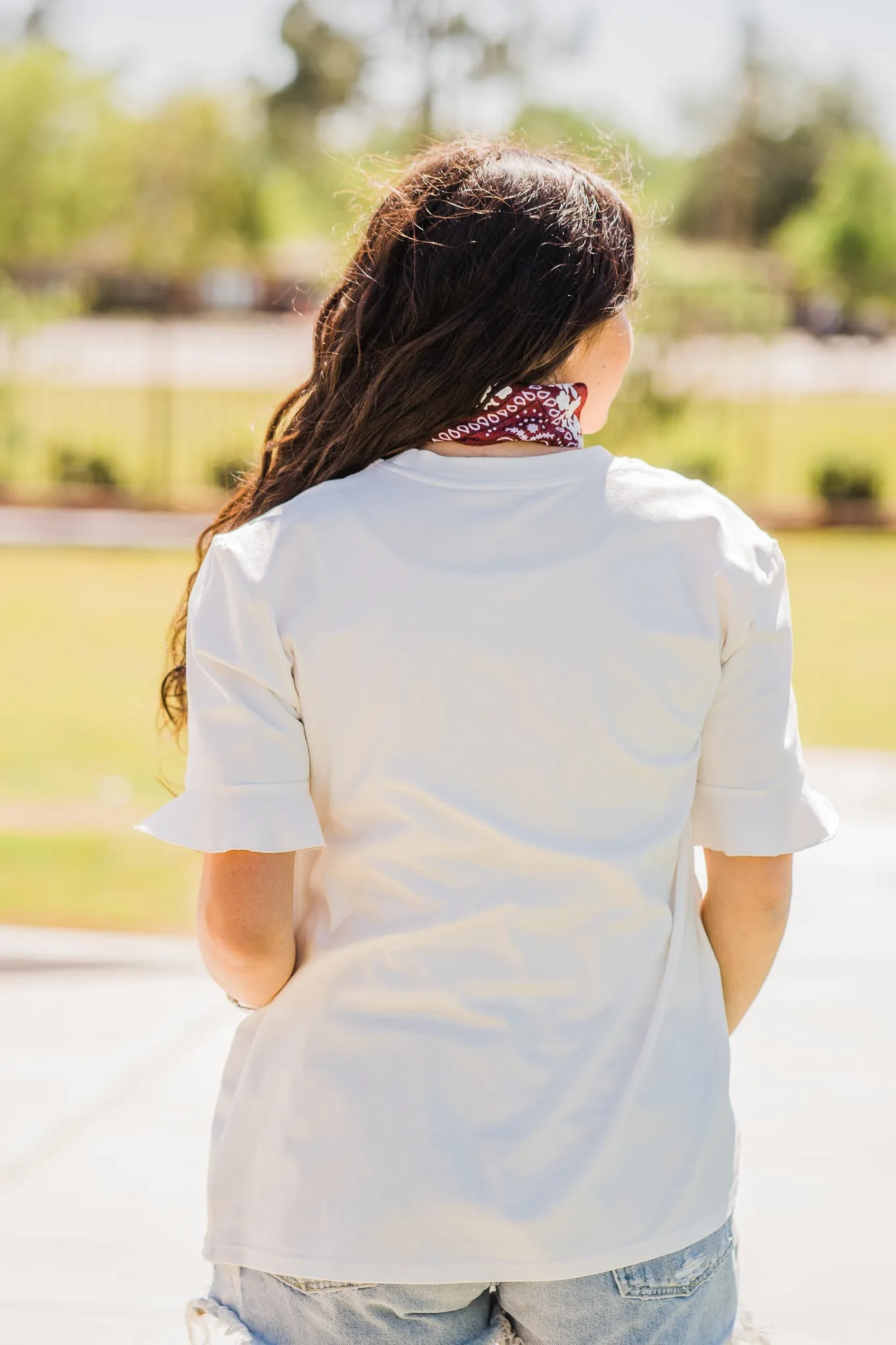 Walk the Line Tee || Maroon