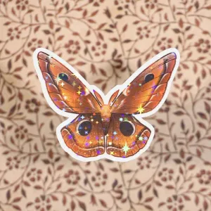 Waning Crescent | Holographic Sticker