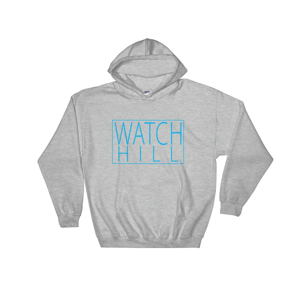 Watch Hill 'Rectangular Logo' - Hoodie (Cyan)