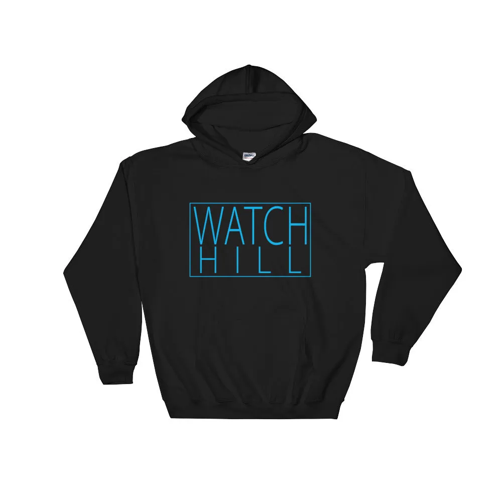 Watch Hill 'Rectangular Logo' - Hoodie (Cyan)