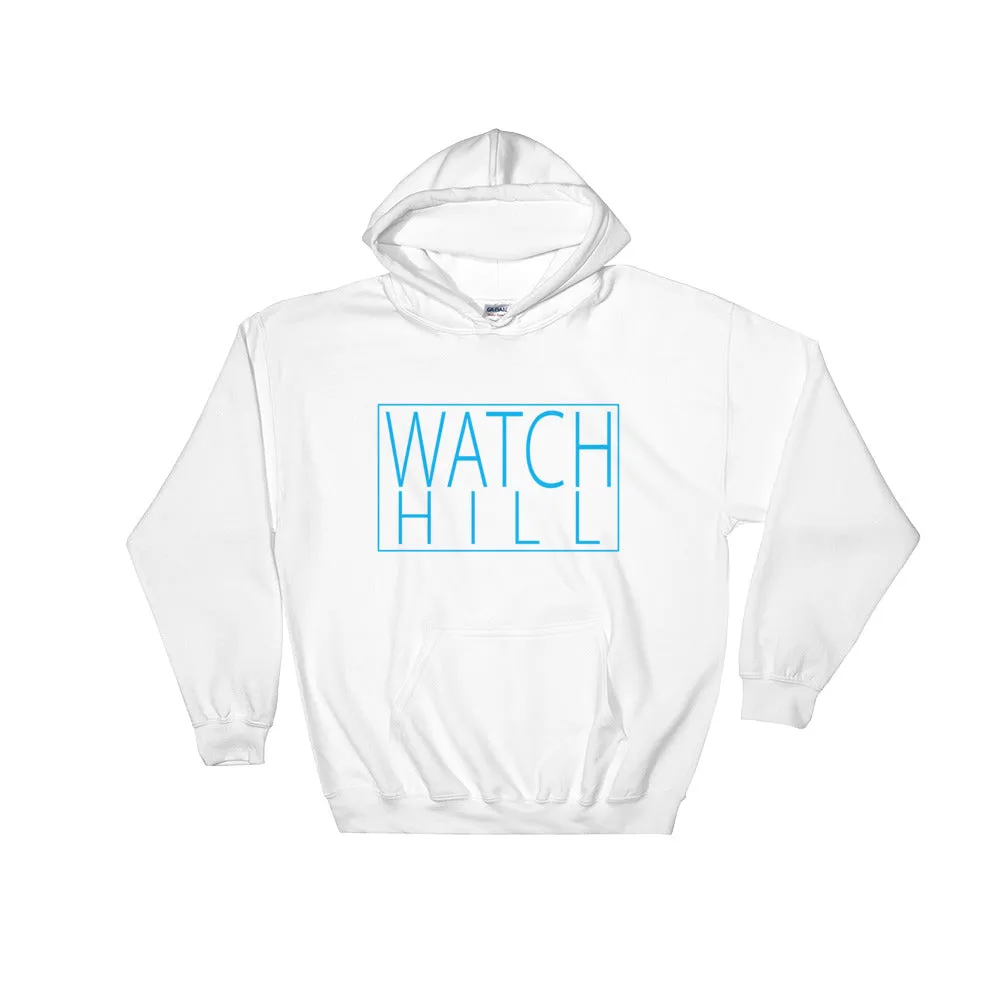 Watch Hill 'Rectangular Logo' - Hoodie (Cyan)
