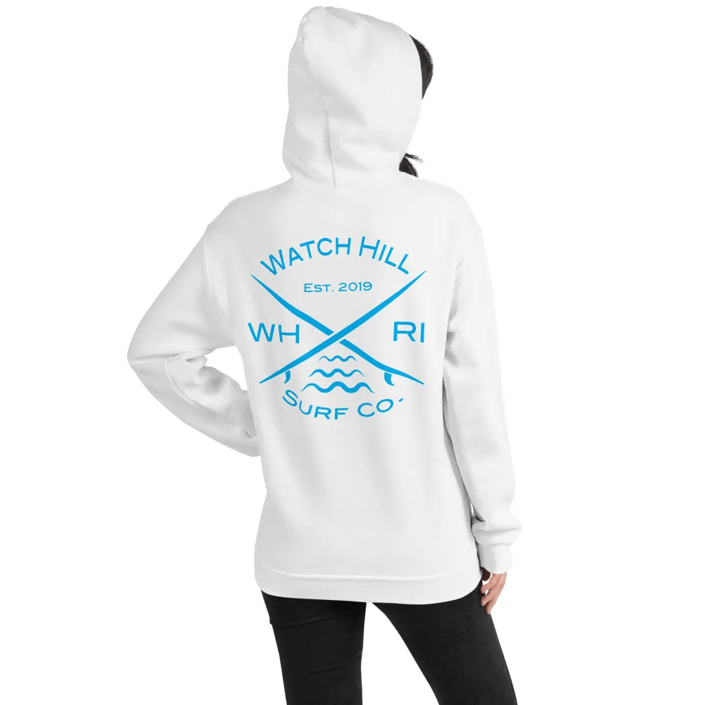 Watch Hill 'Surf Co.’ Unisex Hoodie (Blue)