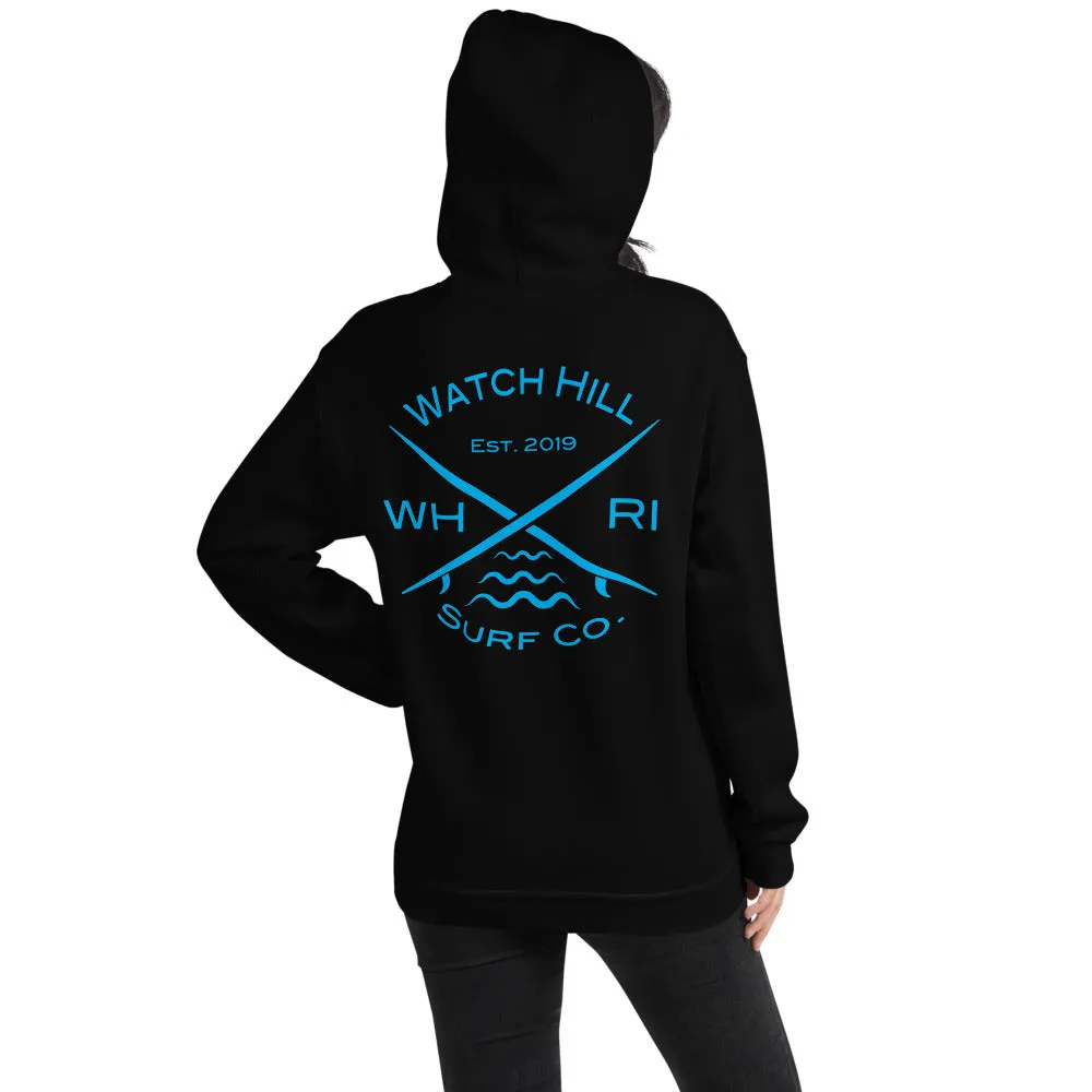 Watch Hill 'Surf Co.’ Unisex Hoodie (Blue)