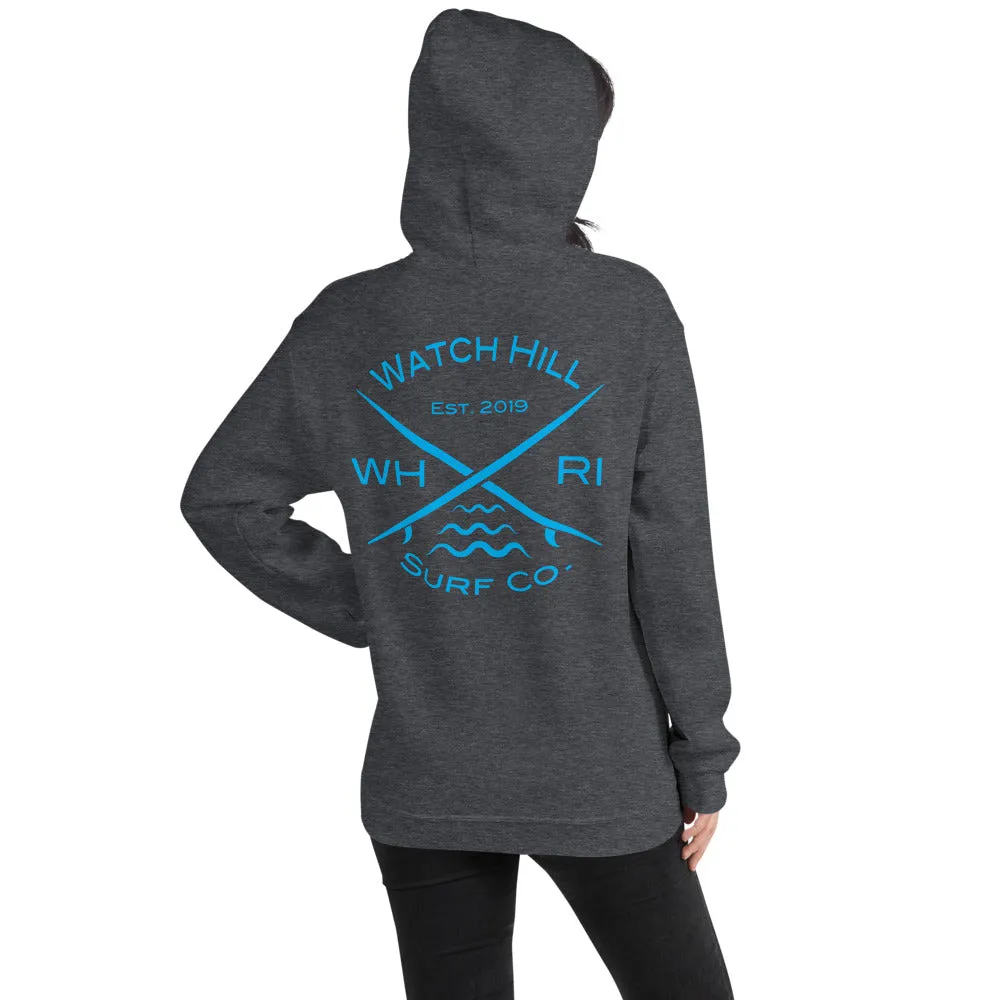 Watch Hill 'Surf Co.’ Unisex Hoodie (Blue)