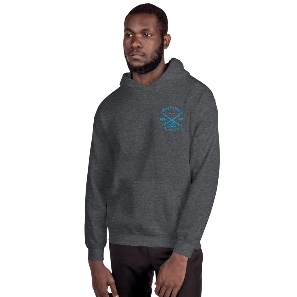 Watch Hill 'Surf Co.’ Unisex Hoodie (Blue)