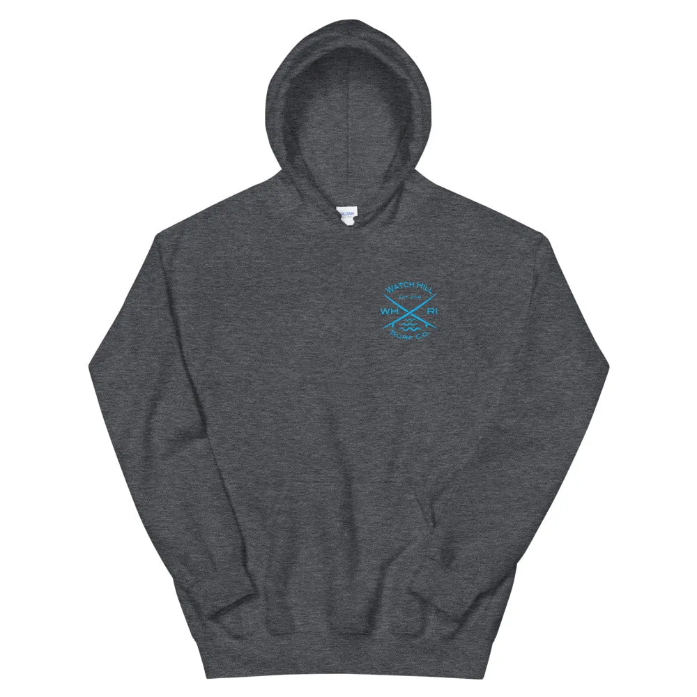 Watch Hill 'Surf Co.’ Unisex Hoodie (Blue)