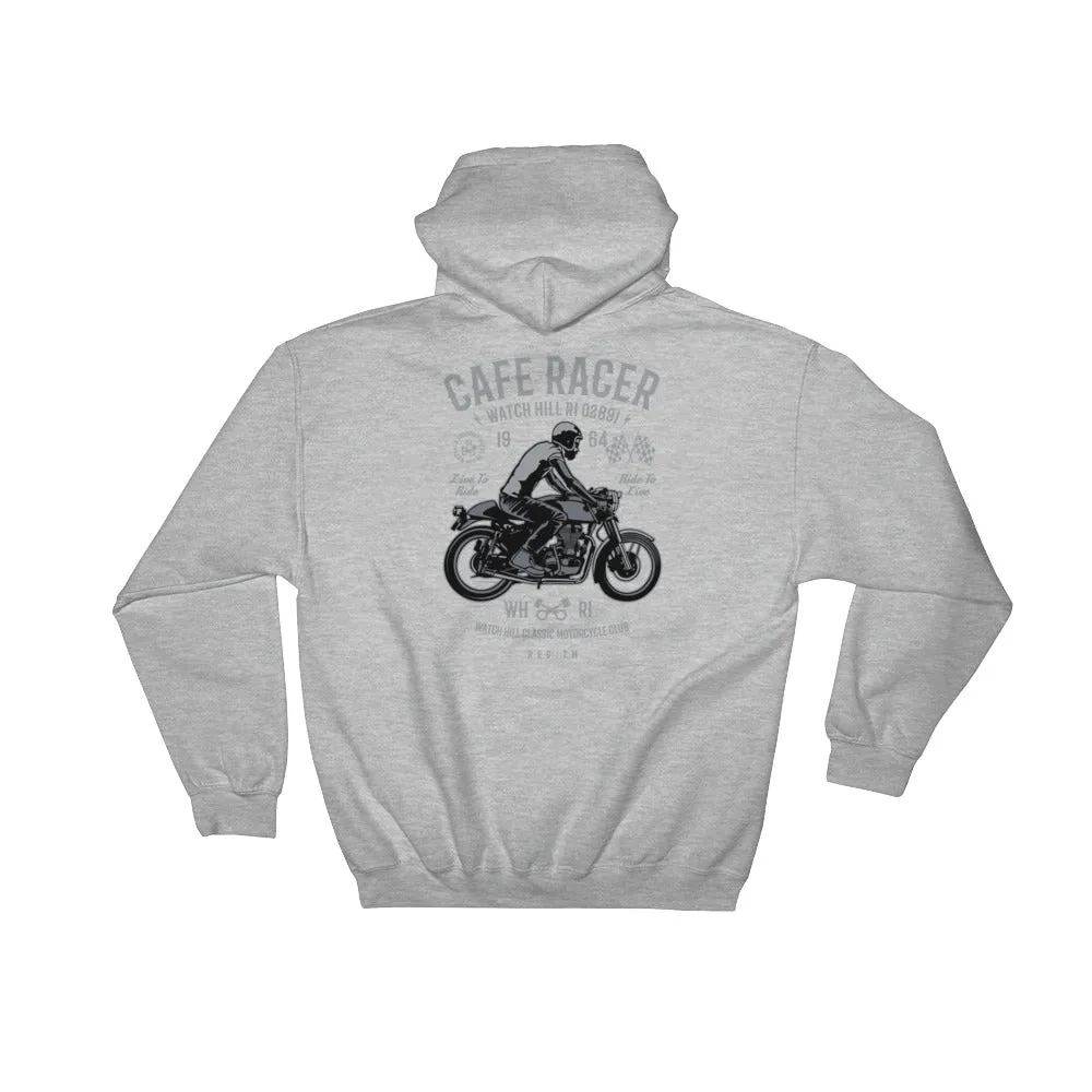 Watchill'n 'Cafe Racer' - Hooded Sweatshirt (Grey)