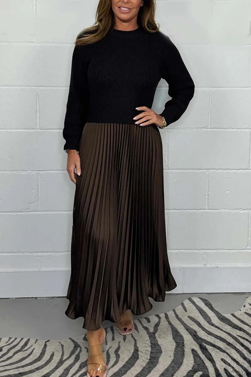 Wendy® | Unique winter dress with skirt detail