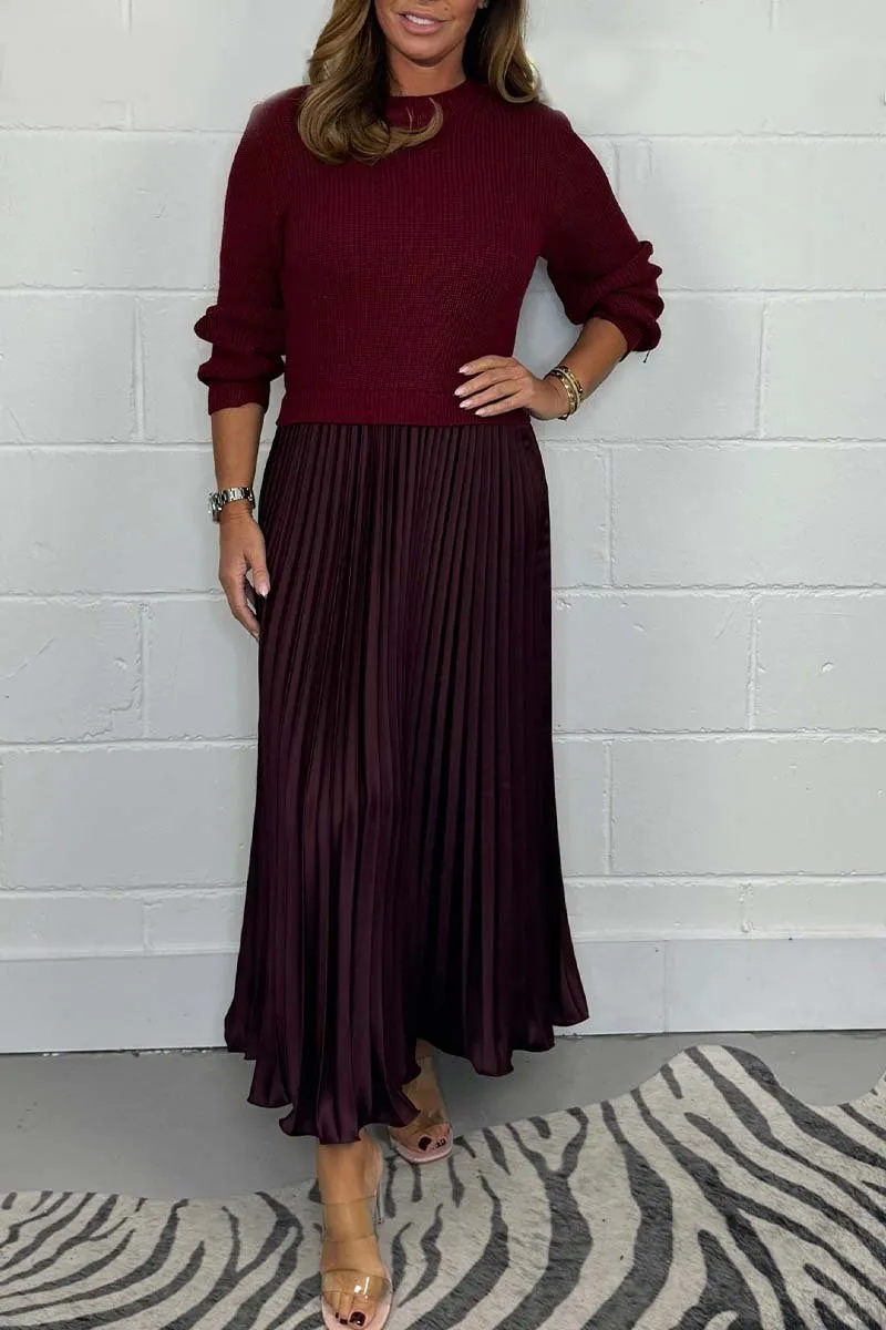 Wendy® | Unique winter dress with skirt detail