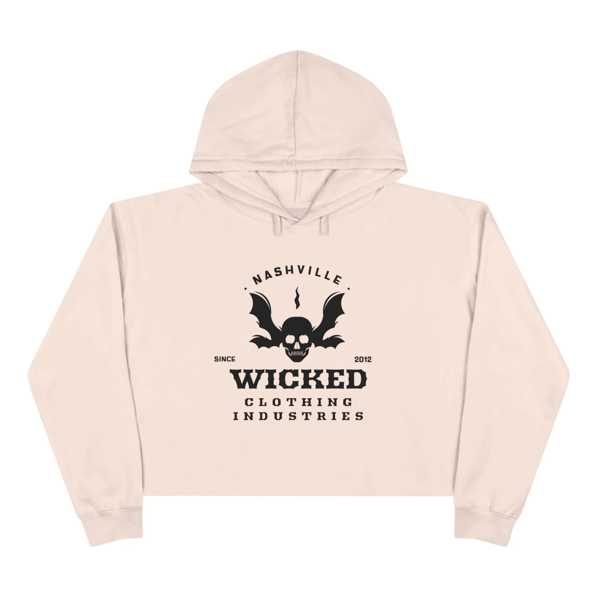Wicked Bat Nashville /Crop Hoodie