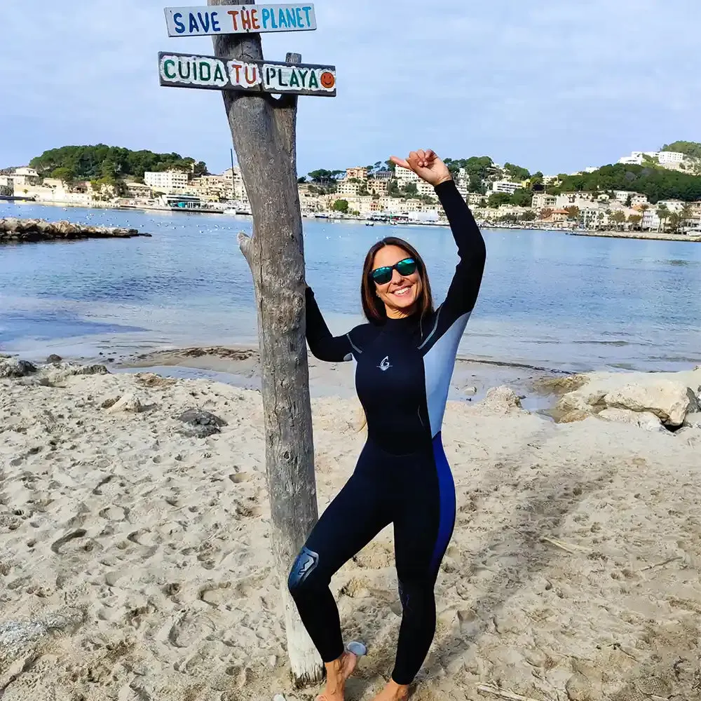 Women Wetsuit with Back Zipper
