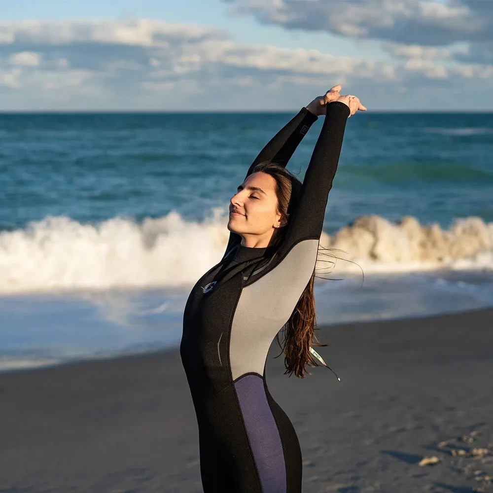 Women Wetsuit with Back Zipper