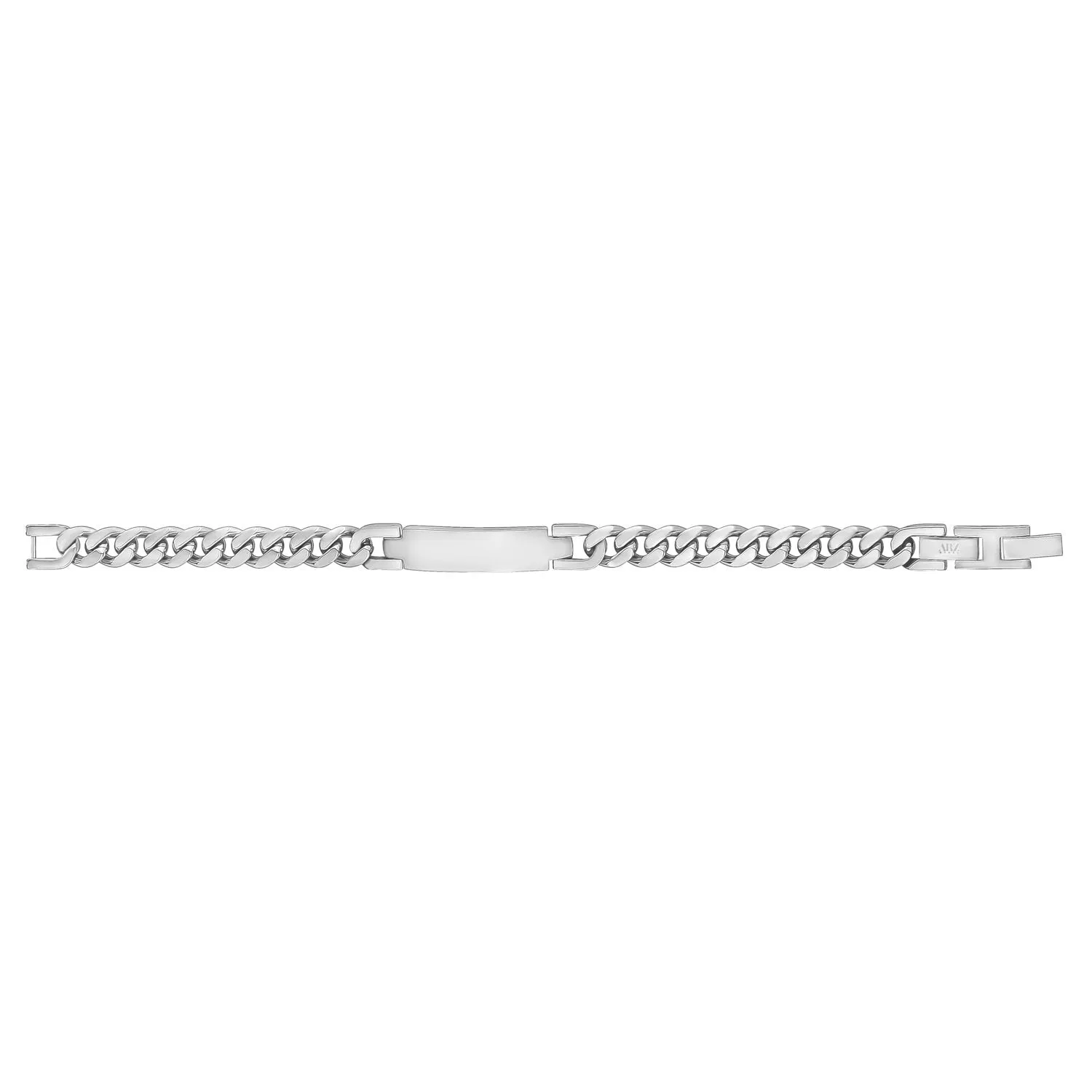 Women's 8mm Cuban Link ID Bracelet