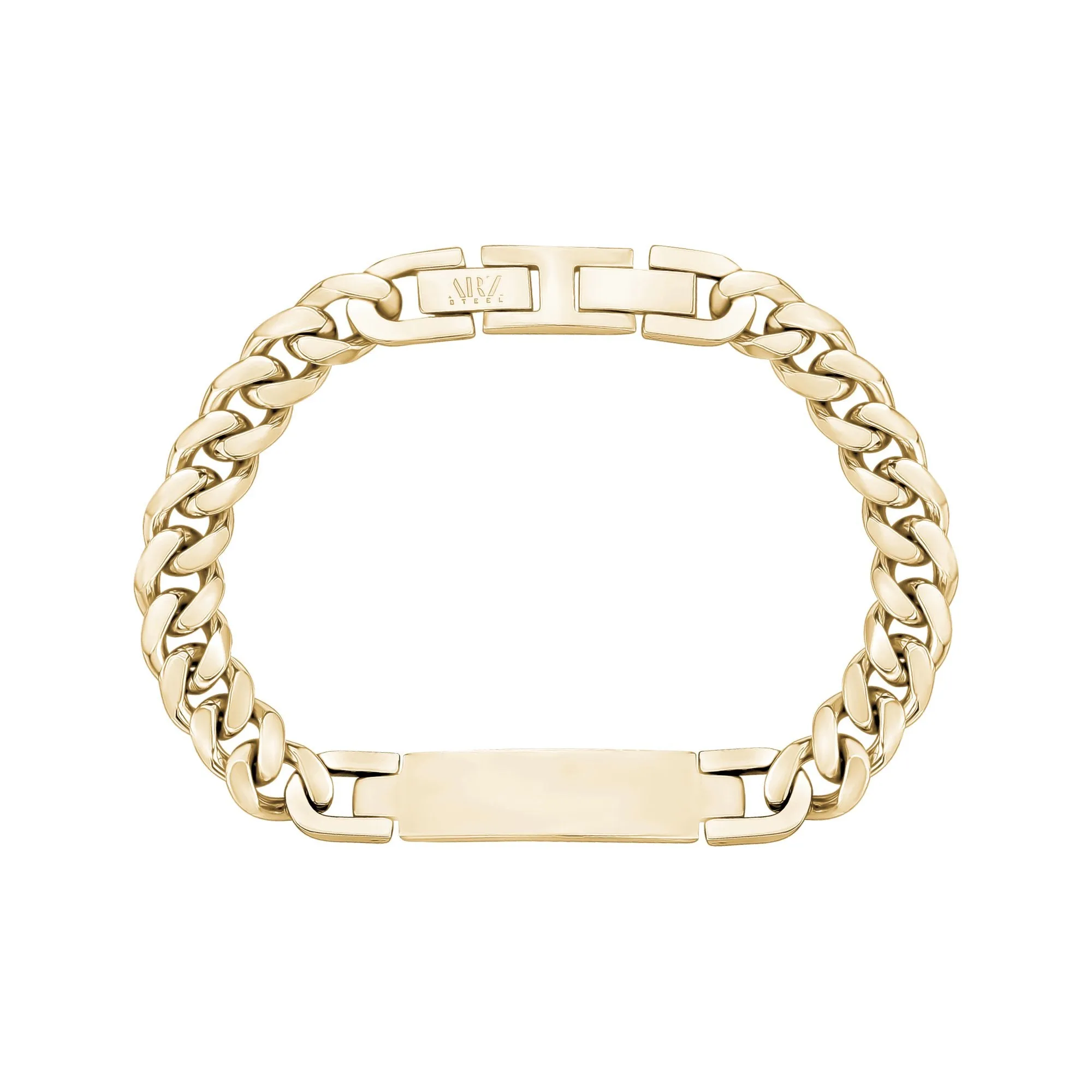 Women's 8mm Cuban Link ID Bracelet
