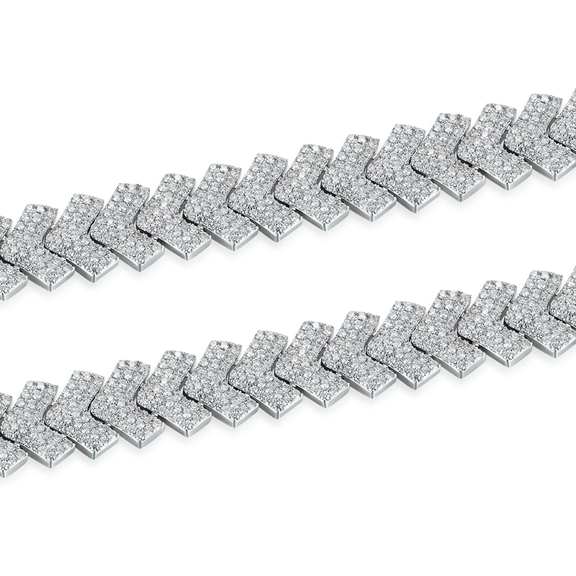 Women's Backbone Cuban Link Chain - 12mm