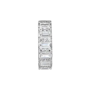 Women's Baguettes Hoop Earring