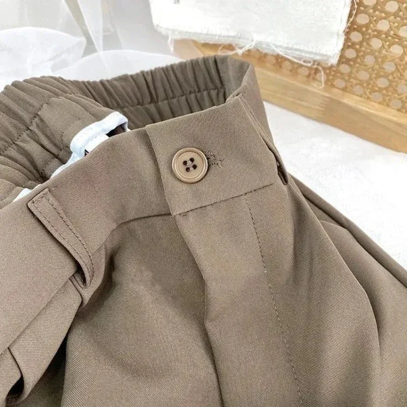 Women's Black Harem Pants  High Waist Casual Trousers