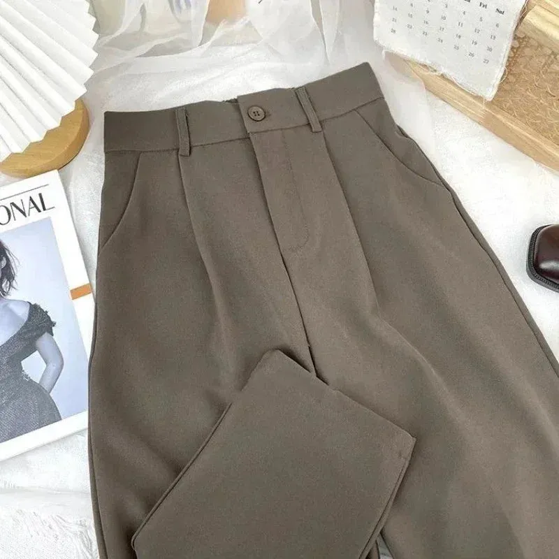 Women's Black Harem Pants  High Waist Casual Trousers