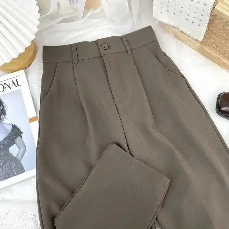 Women's Black Harem Pants  High Waist Casual Trousers