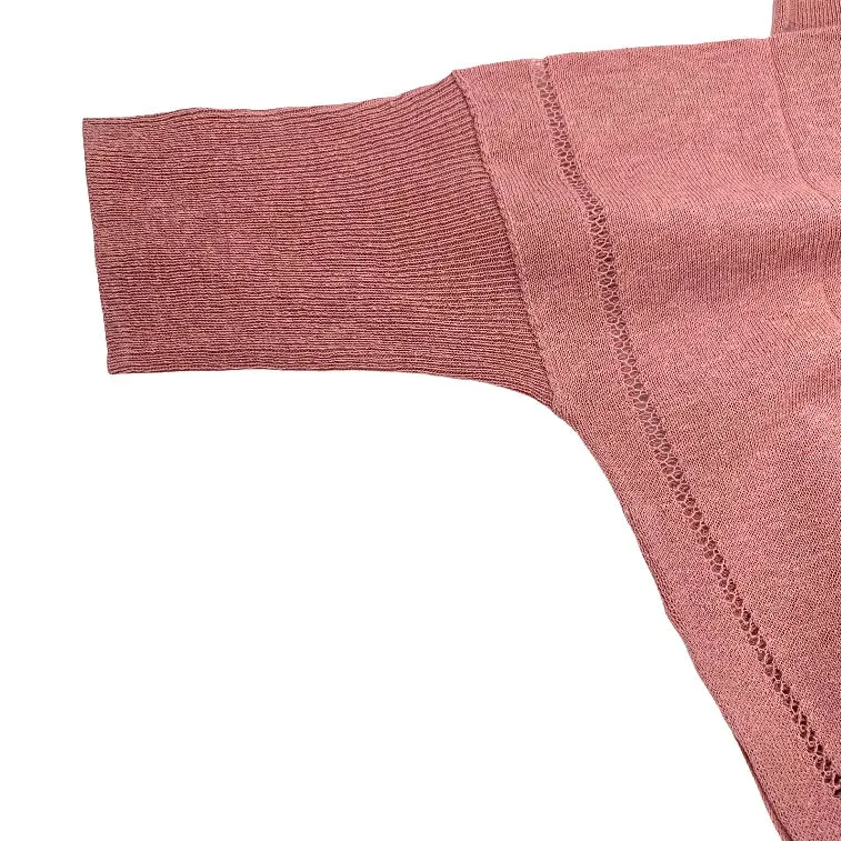 Women's Cardigan Wild Rose Knit Dolman Sleeve