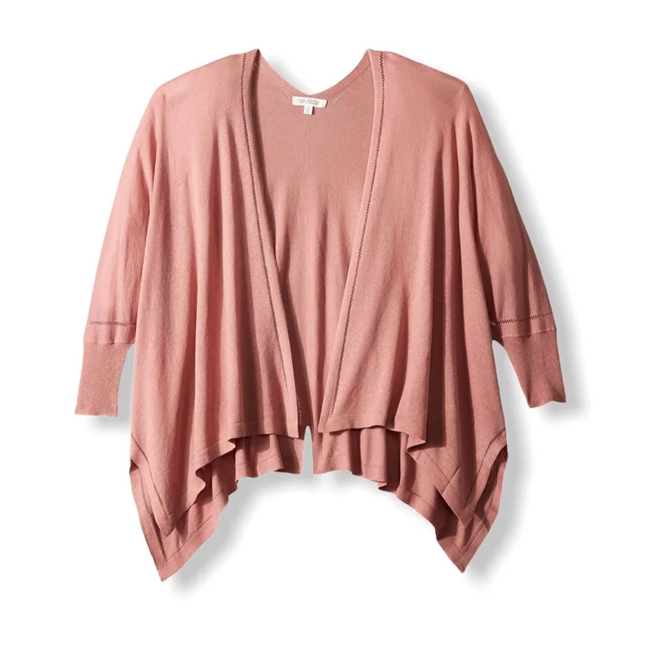 Women's Cardigan Wild Rose Knit Dolman Sleeve