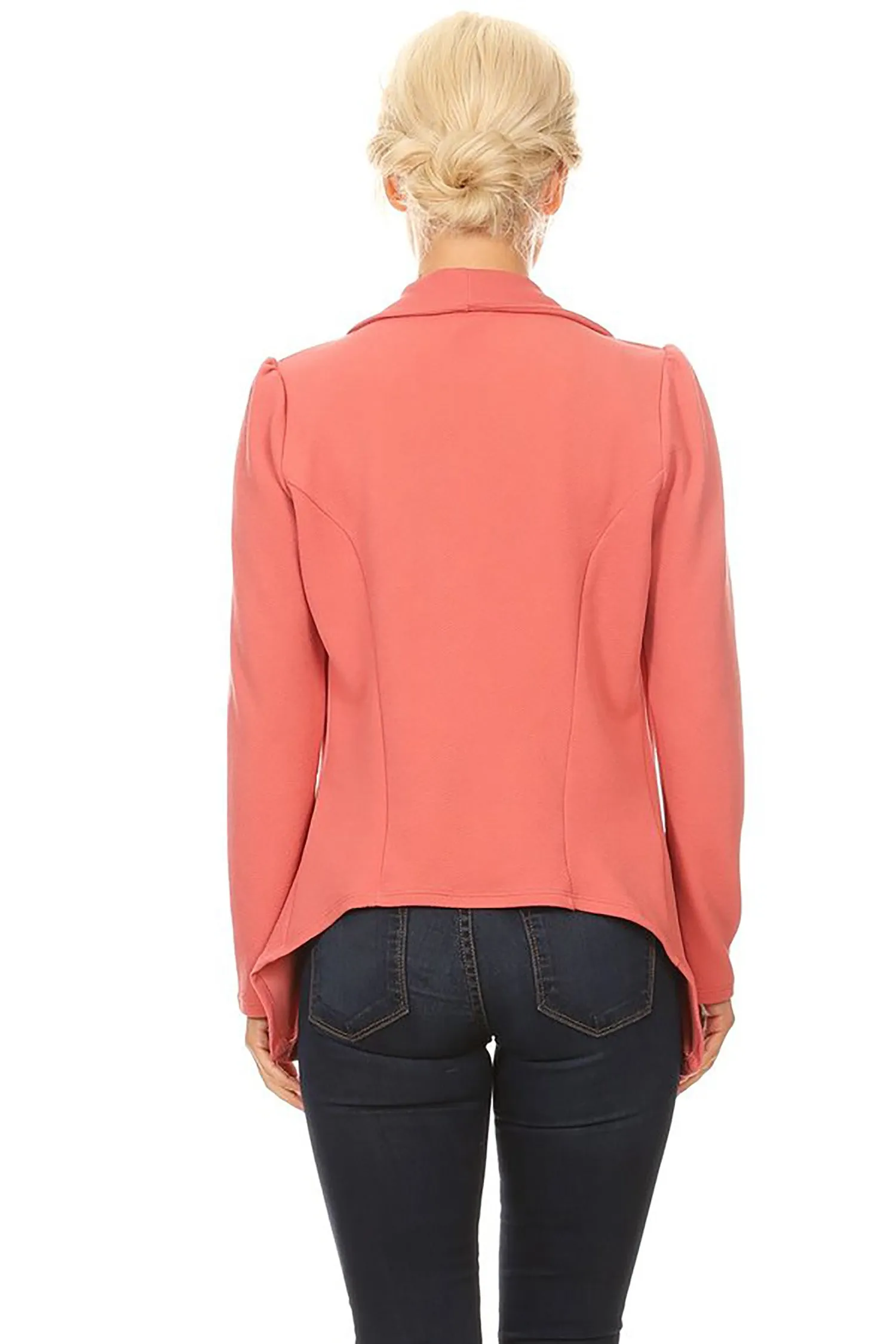 Women's Classic Casual Work Draped Open Front Blazer V596 $13EACH