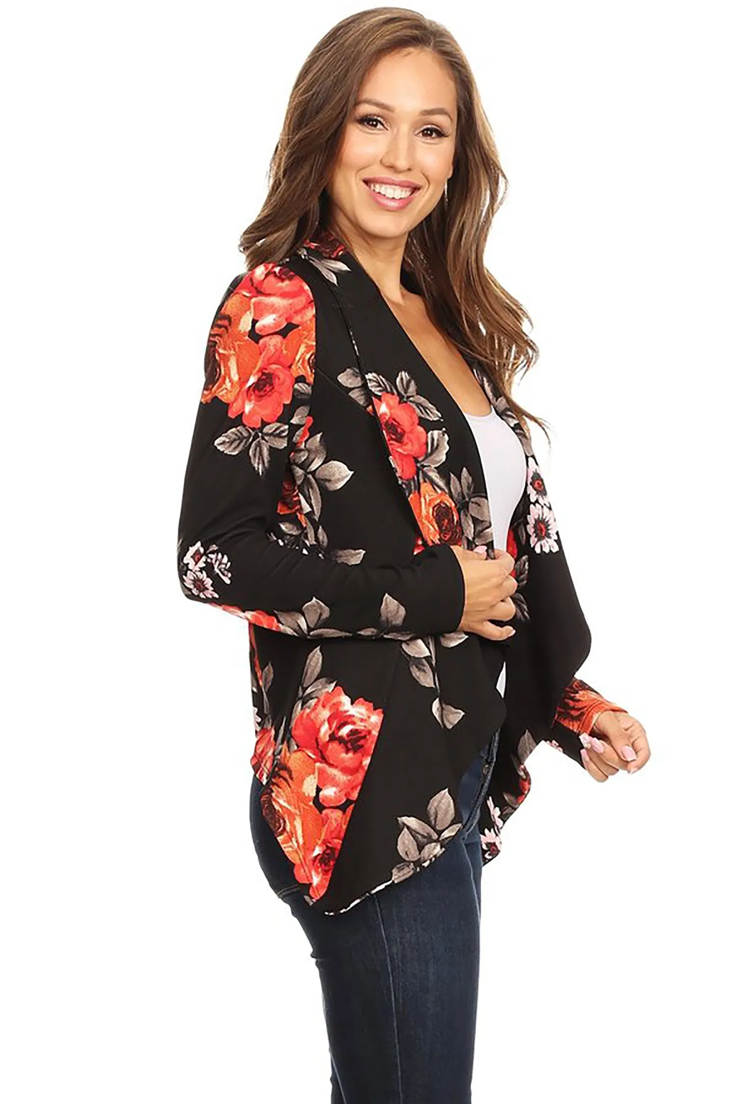 Women's Classic Casual Work Draped Open Front Blazer V596 $13EACH